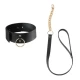 Colier tip choker Model Maze, Negru