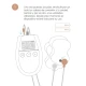 U-Tonic aparat electrostimulare pentru tonifiere, fermare, relaxare, set cu 4 unități vibrante