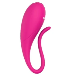 Jucarie vibratoare pentru cupluri din silicon, roz