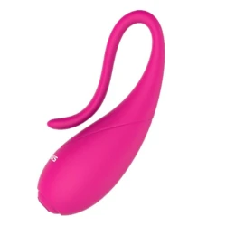 Jucarie vibratoare pentru cupluri din silicon, roz