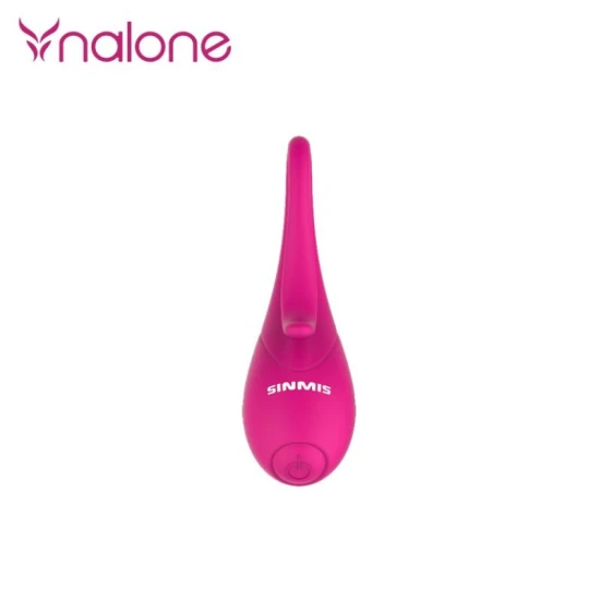 Jucarie vibratoare pentru cupluri din silicon, roz