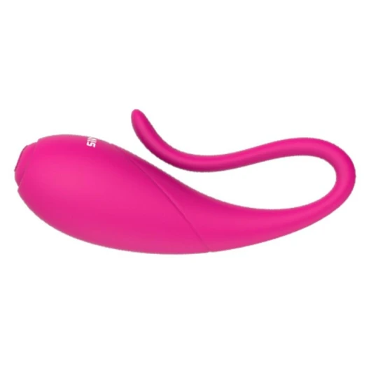 Jucarie vibratoare pentru cupluri din silicon, roz