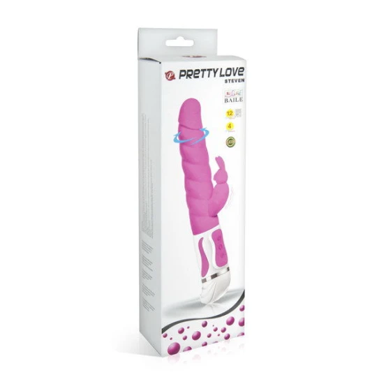 Vibrator Steven - Rotator, Roz, Mărime Unică