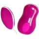 Ou Vibrator cu Telecomandă, ABS și Silicon, Negru