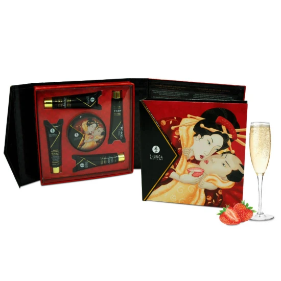 SHUNGA - Set produse, Căpșuni și Cava