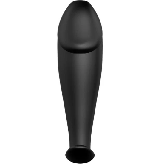 Plug Anal - Design Penis, Negru, Mărime Unică