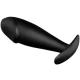 Plug Anal - Design Penis, Negru, Mărime Unică