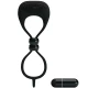 Inel dublu pentru penis și testicule, Negru
