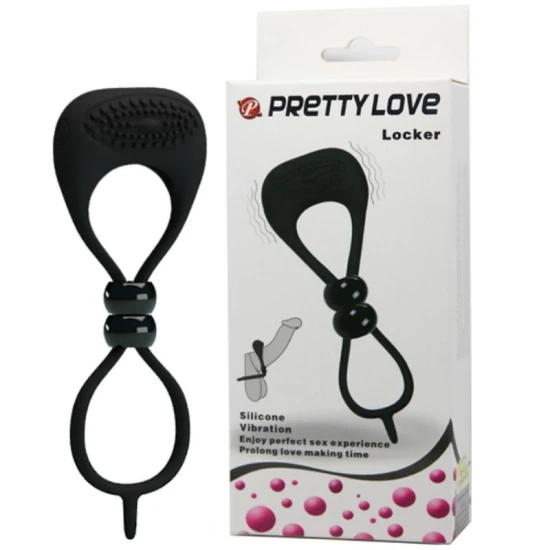Inel dublu pentru penis și testicule, Negru