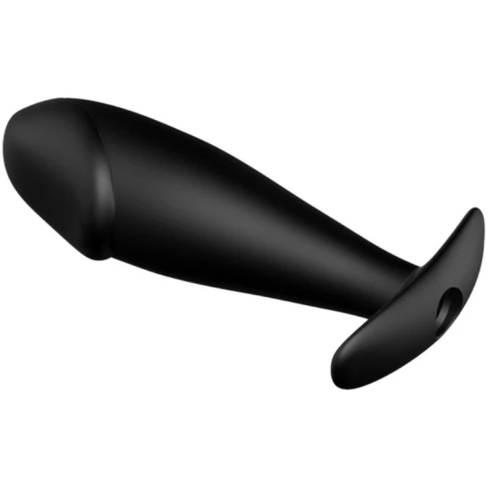 Plug Anal Pretty Love, Silicon, 12 Moduri Vibrații, Negru