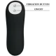 Plug Anal Pretty Love, Silicon, 12 Moduri Vibrații, Negru