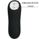 Plug anal din silicon, stimulare extra, Negru, telecomandă, 12 moduri de vibrație
