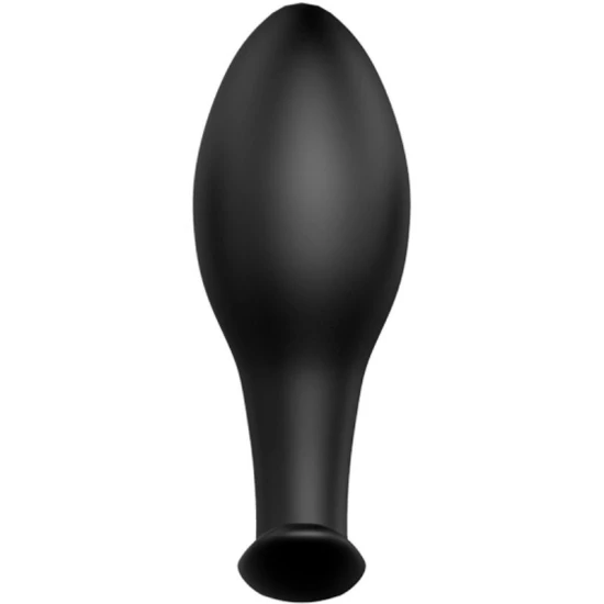 Plug anal Formă ancoră, Silicon, Negru