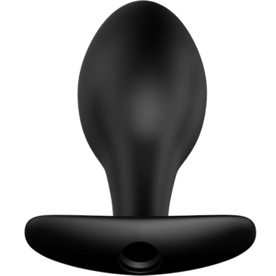 Plug anal Formă ancoră, Silicon, Negru