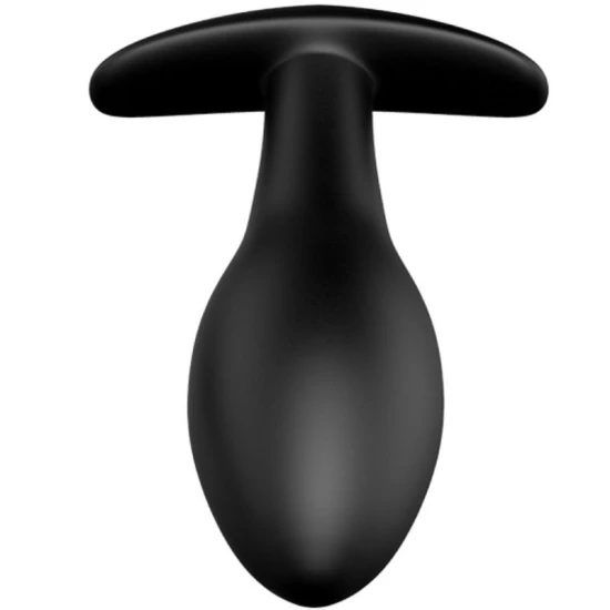 Plug anal Formă ancoră, Silicon, Negru