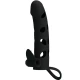 Husă din silicon cu vibrație, 15,2 cm, Negru