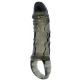 Manșon Extensie Penis BAILE, cu strap pentru testicule, 11.5 cm