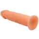 DILDO REALIST - Model cu ventuză, Culoare naturală - 19.8 cm