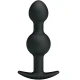 Bilă anală din silicon pentru stimulare specială, Negru