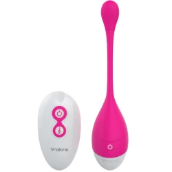 Vibrator remote control din silicon, roz