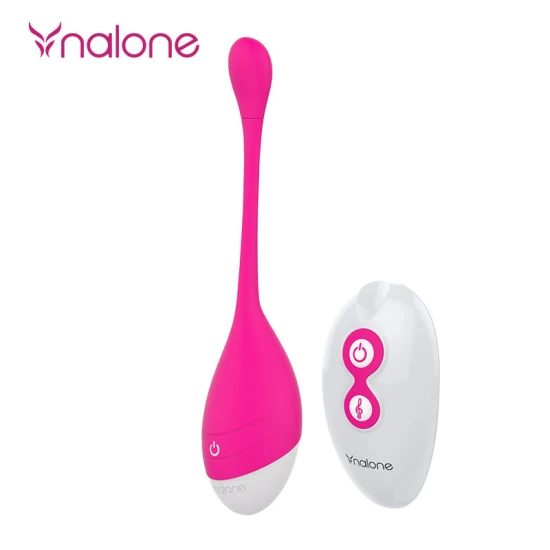 Vibrator remote control din silicon, roz