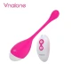 Vibrator remote control din silicon, roz