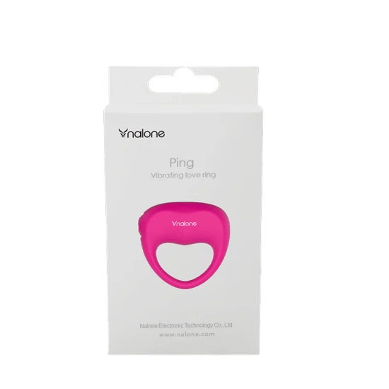 Inel Vibrator Love din silicon, roz