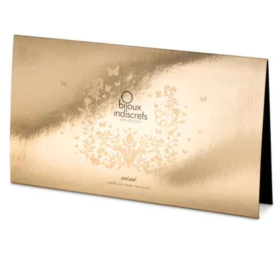 BIJOUX - DECORAȚIUNI TEMPORARE PENTRU PIELE, Model Mimi, Argintiu, Auriu, Bronz