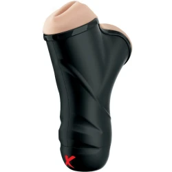 Dispozitiv masturbator cu vibrații, penetrare dublă