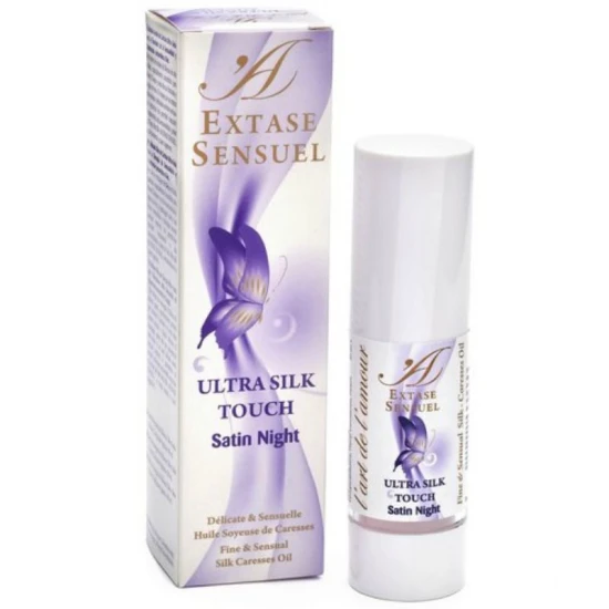 Ulei de masaj tip satin, Roz - Ultra Silk Touch Night Massage Oil
