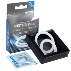 Inel POTENZduo - Alb, Mărime M
