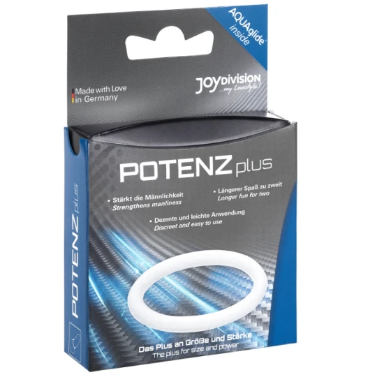 Cercel pentru Erecție POTENZDUO - Silicon medical, Hipoalergenic, Mărime M.