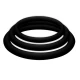 Set Inel PotenzDuo - Plus 3, Negru, S, M, L