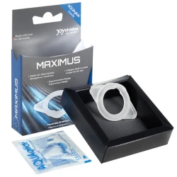 Cerc de potență MAXIMUS - Silicona medicală, Alb, XS.
