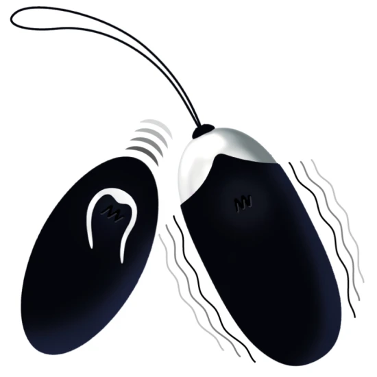 Ou Masturbator Intense, Cu Telecomandă, Negru