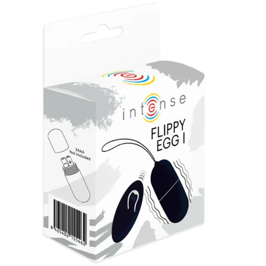 Ou Masturbator Intense Flippy I, Cu Telecomandă, Negru