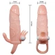 Manșon Penis Brave Man, Cu Stimulare Clitoridiană Și Anală, Culoarea Pielii