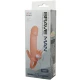 Manșon Penis Brave Man, Cu Stimulare Clitoridiană Și Anală, Culoarea Pielii