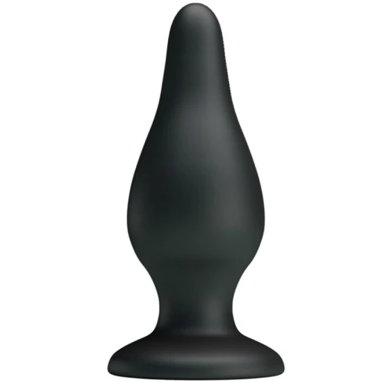 Dop ergonomic din silicon, 15,4 cm, Negru