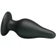 Dop ergonomic din silicon, 15,4 cm, Negru