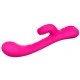 Iepure vibrator cu rotație în stimulatorul clitoridian și funcție de încălzire, Roz