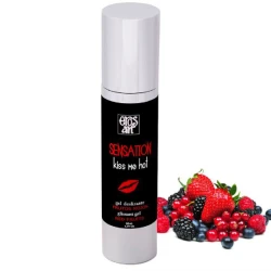 Lubrifiant natural, Fructe roșii, Roșu, 50 ml
