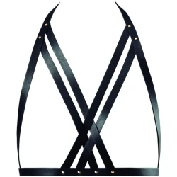 Ham cu bretele tip halter, MAZE, Negru