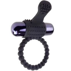 FANTASY - Inel Vibrant din Silicon, Negru