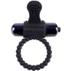 FANTASY - Inel Vibrant din Silicon, Negru