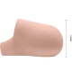Bust Realistic - Vagin și Anus cu Vibrație, Alb, Mărime Unică