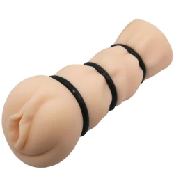 Masturbator tip vagin cu inele, Roz