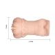 Masturbator Vagină Model 2 - Textură Unică, Alb, Mărime Unică