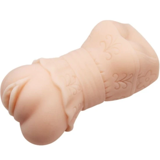 Masturbator Vagină Model 2 - Textură Unică, Alb, Mărime Unică