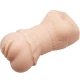 Masturbator Vagină Model 2 - Textură Unică, Alb, Mărime Unică